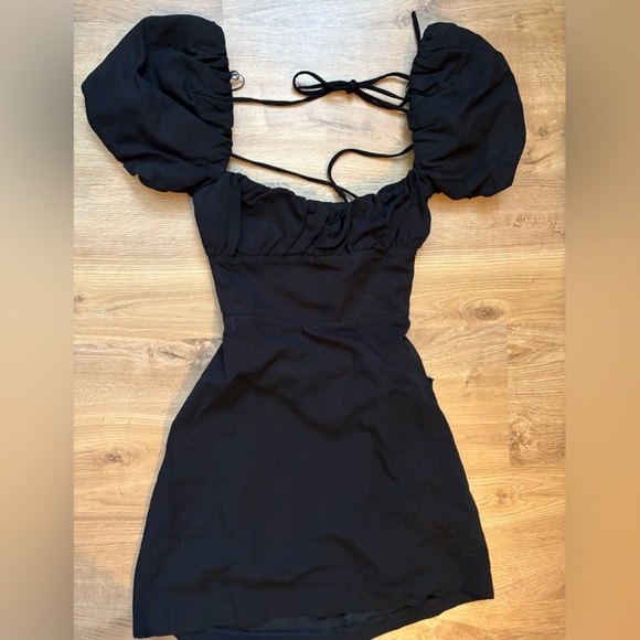 ZARA Linen Blend mini dress - Picture 3 of 10